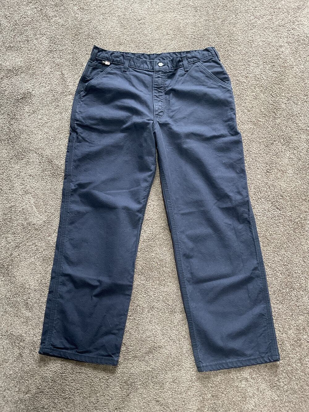 Carhartt FR Flame Resistant Utility Work Pants Navy Blue CAT 2